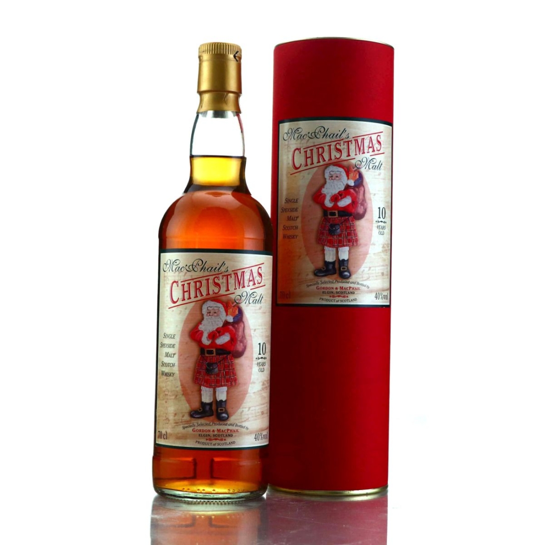MacPhail's Christmas Malt 10 Year Old Speyside Single Malt 2004