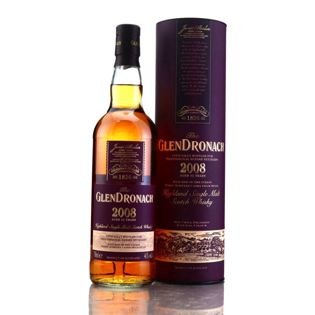 Glendronach 2008 Single PX Cask 11 Year Old / Danish Retailers