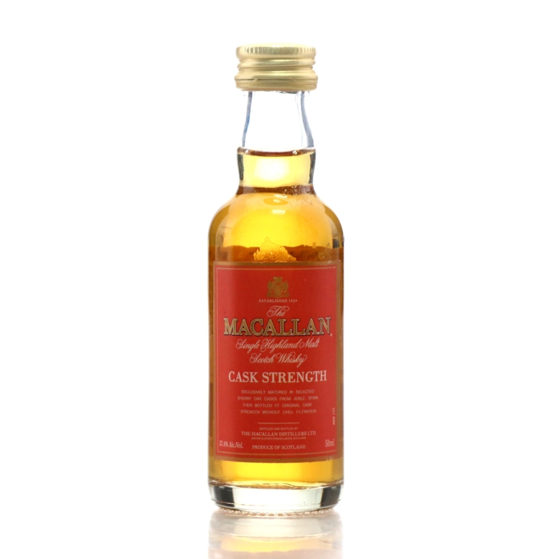Macallan Cask Strength Miniature 57.7% / US Import