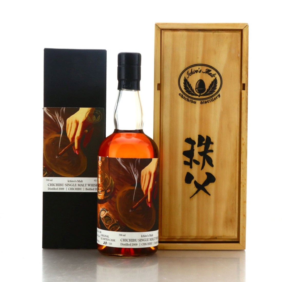 Chichibu 2009 Single Chibidaru Cask #388 / Wooden Box