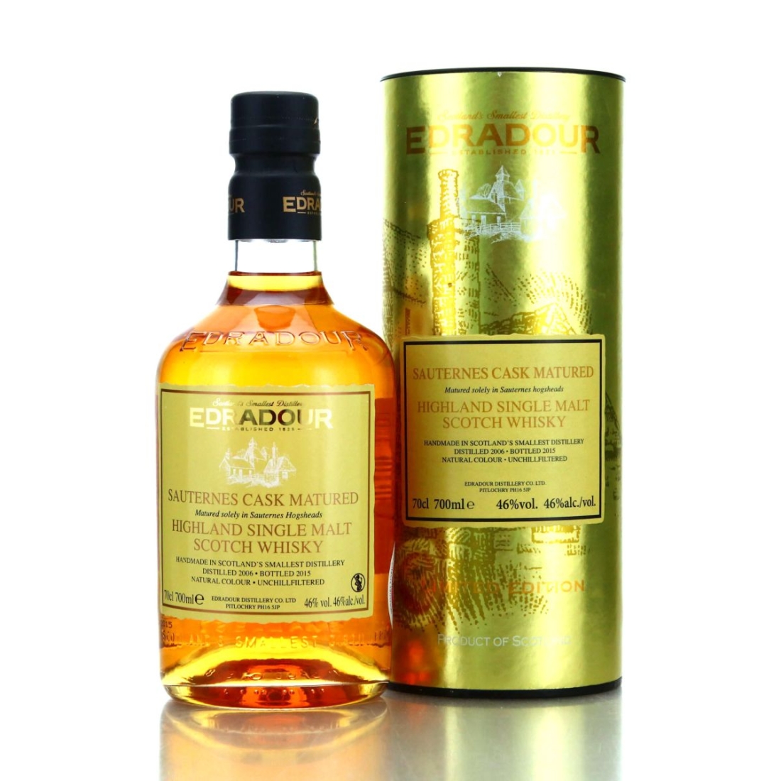 Edradour 2006 Sauternes Casks Bottled 2015