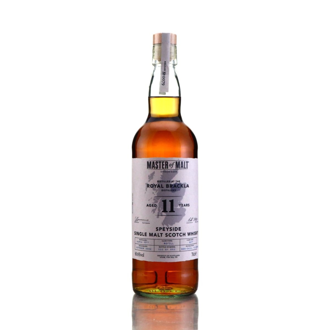 Royal Brackla 2011 Master of Malt 11 Year Old