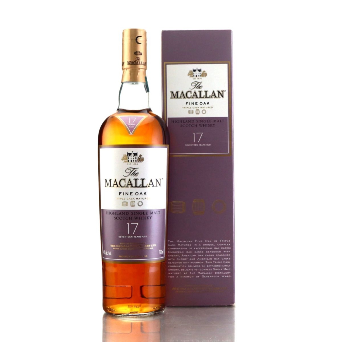 Macallan 17 Year Old Fine Oak 75cl / US Import