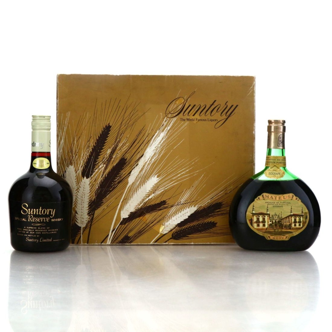 Suntory Gift Set 1980s / Including Special Reserve 76cl and Mateus Rose Wine 75cl