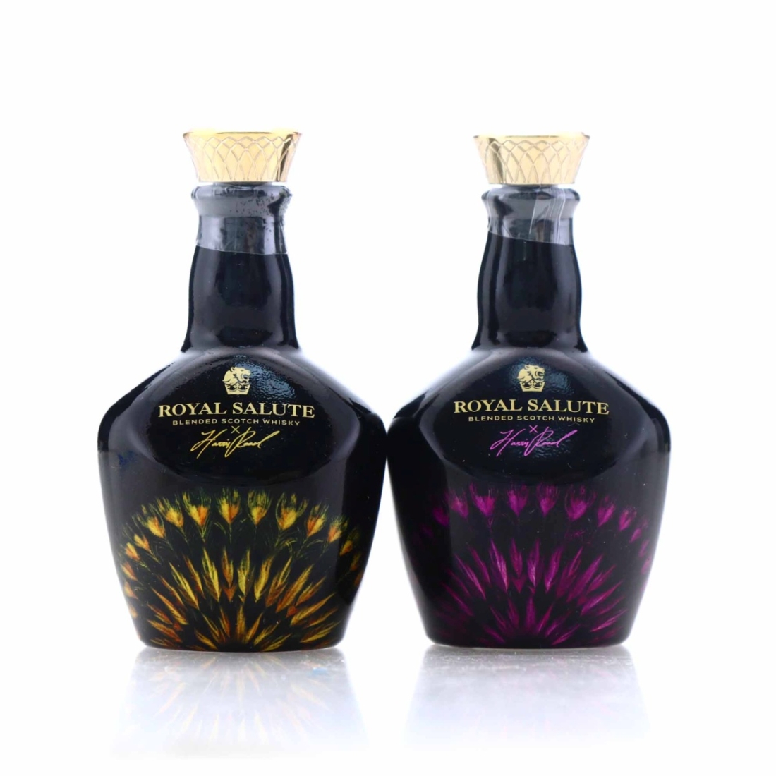 Chivas Royal Salute Miniature x 2 / Harris Reed