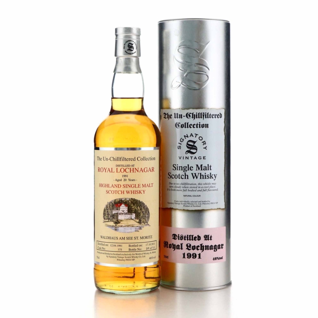 Royal  Lochnagar 1991 Signatory Vintage 20 Year Old / Waldhaus Am See