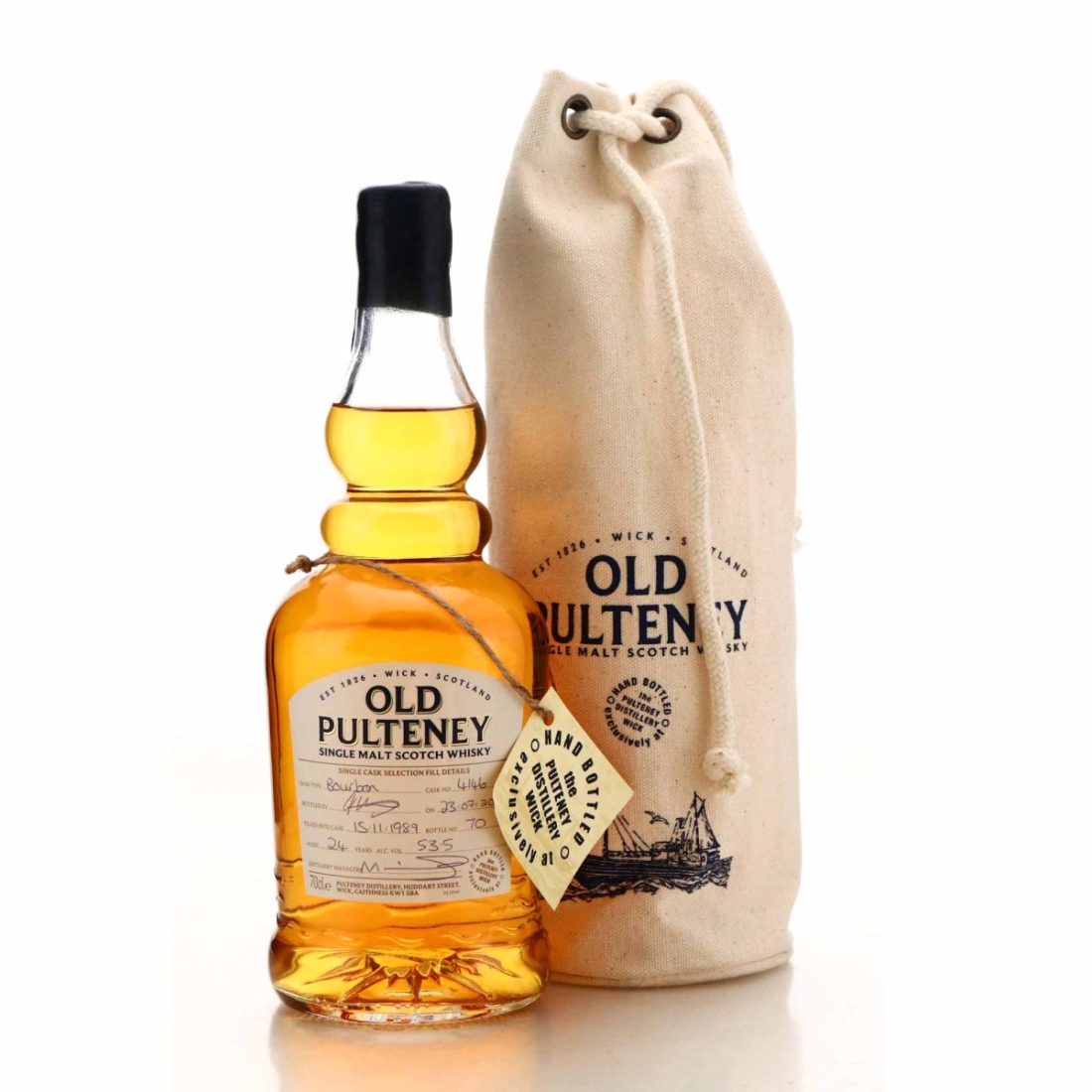 Old Pulteney 1989 Hand Filled 24 Year Old Cask #4146