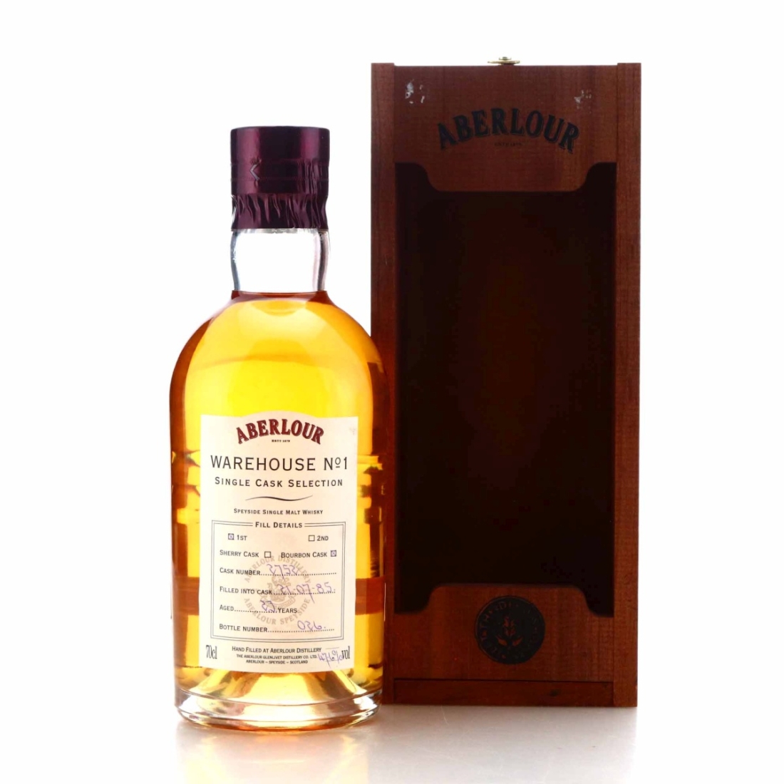 Aberlour 1985 Warehouse No.1 Bourbon Cask 23 Year Old #2752