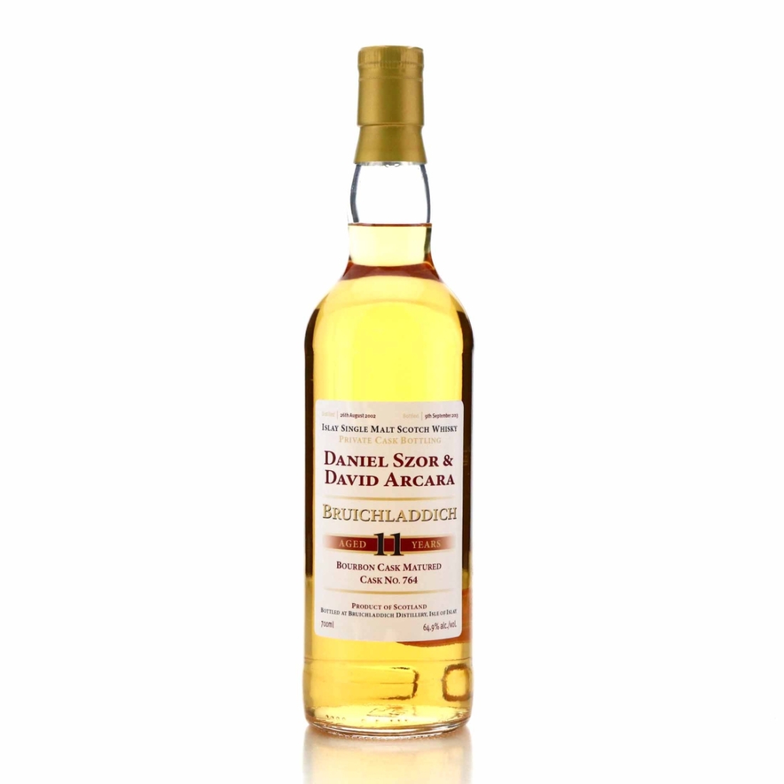 Bruichladdich 2002 Private Bourbon Cask 11 Year Old
