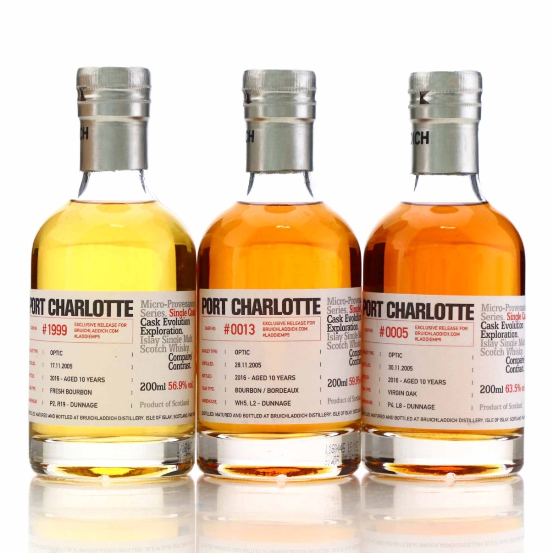 Port Charlotte Micro Provenance Tasting #5 3 x 20cl