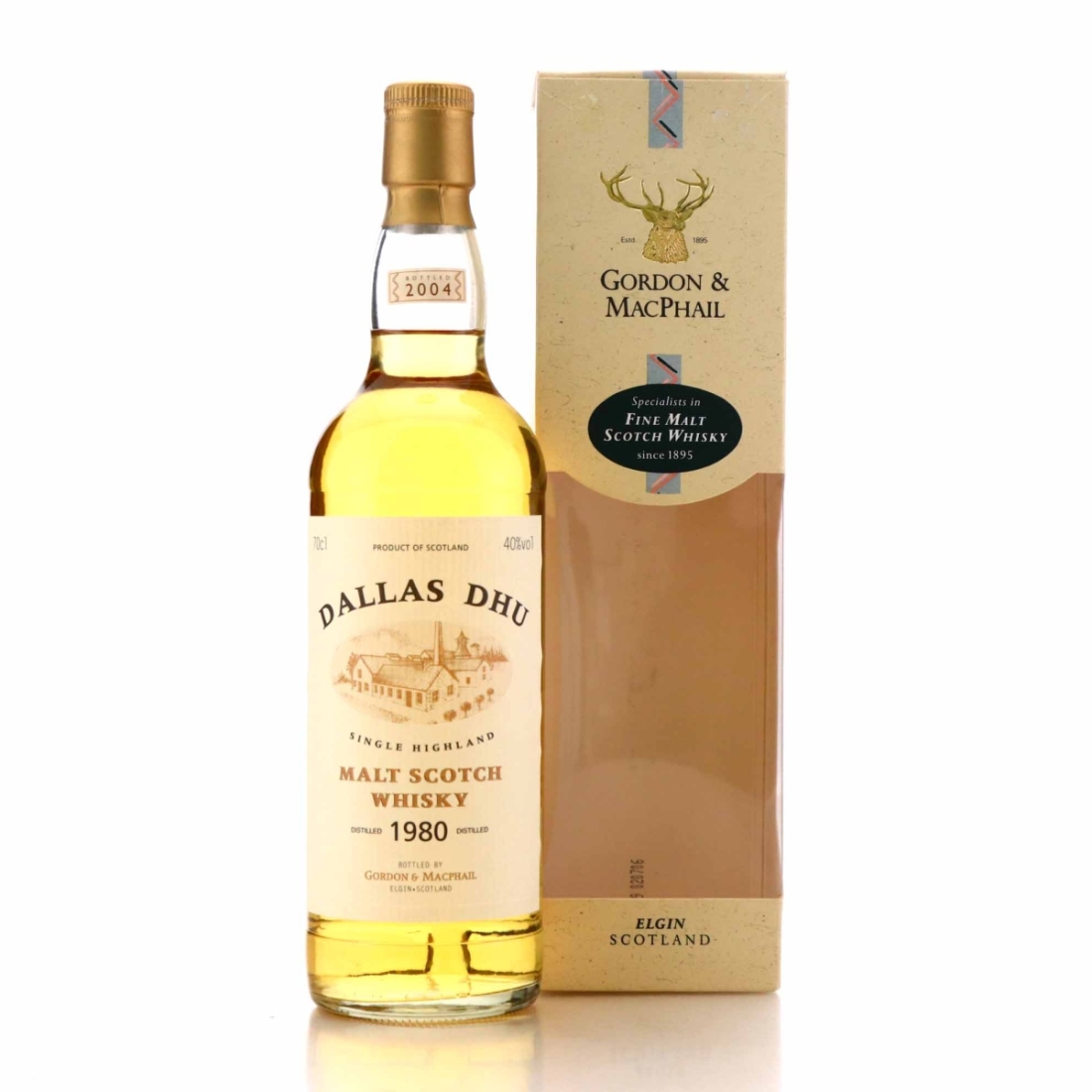 Dallas Dhu 1980 Gordon and MacPhail bottled 2004