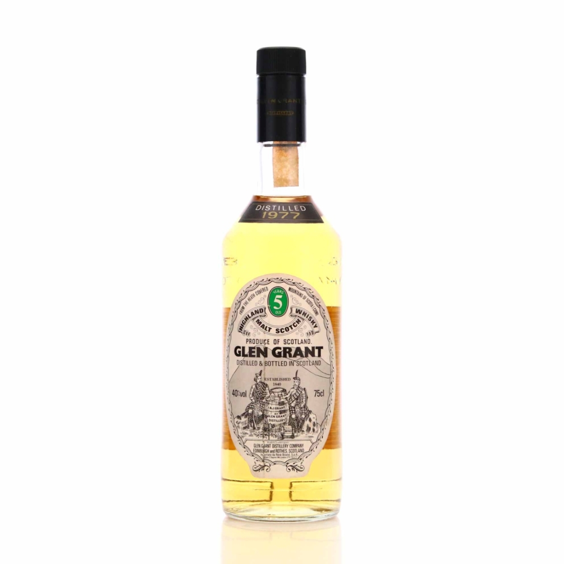 Glen Grant 1977 5 Year Old / Rene Briand Import