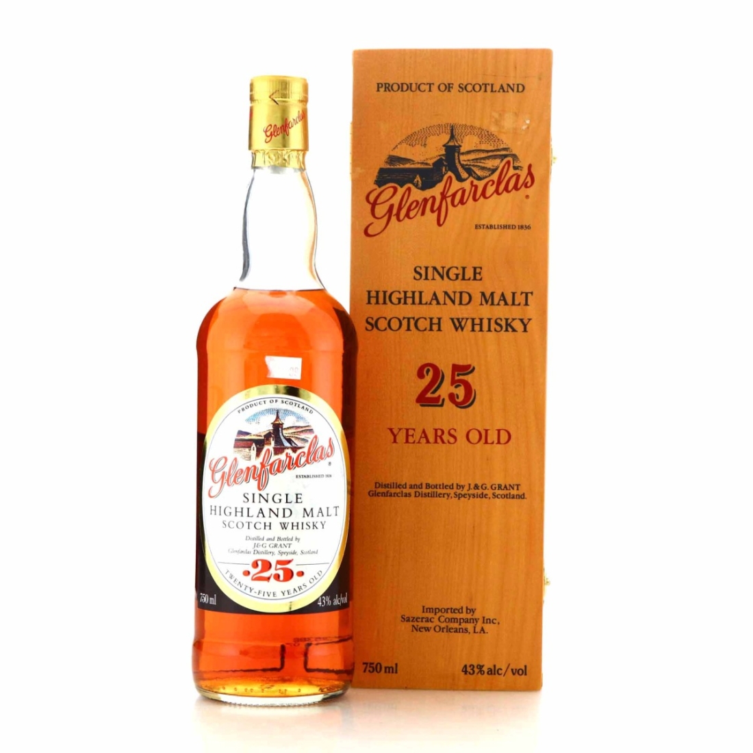 Glenfarclas 25 Year Old 75cl 1990s / US Import
