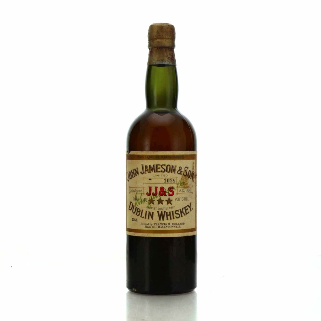 John Jameson and Son 3 Star circa 1940s / Frances M. Holland