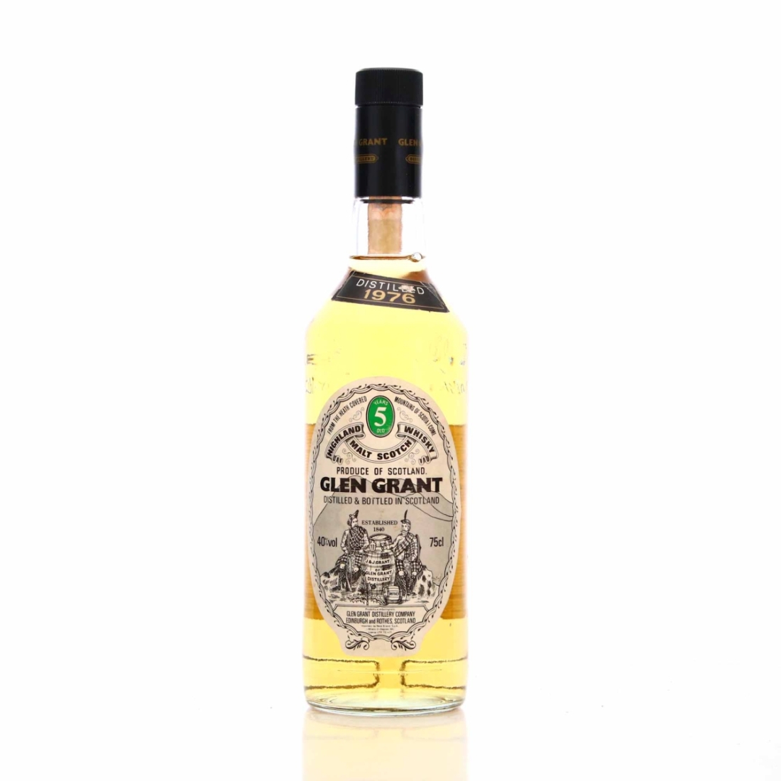 Glen Grant 1976 5 Year Old / Rene Briand Import
