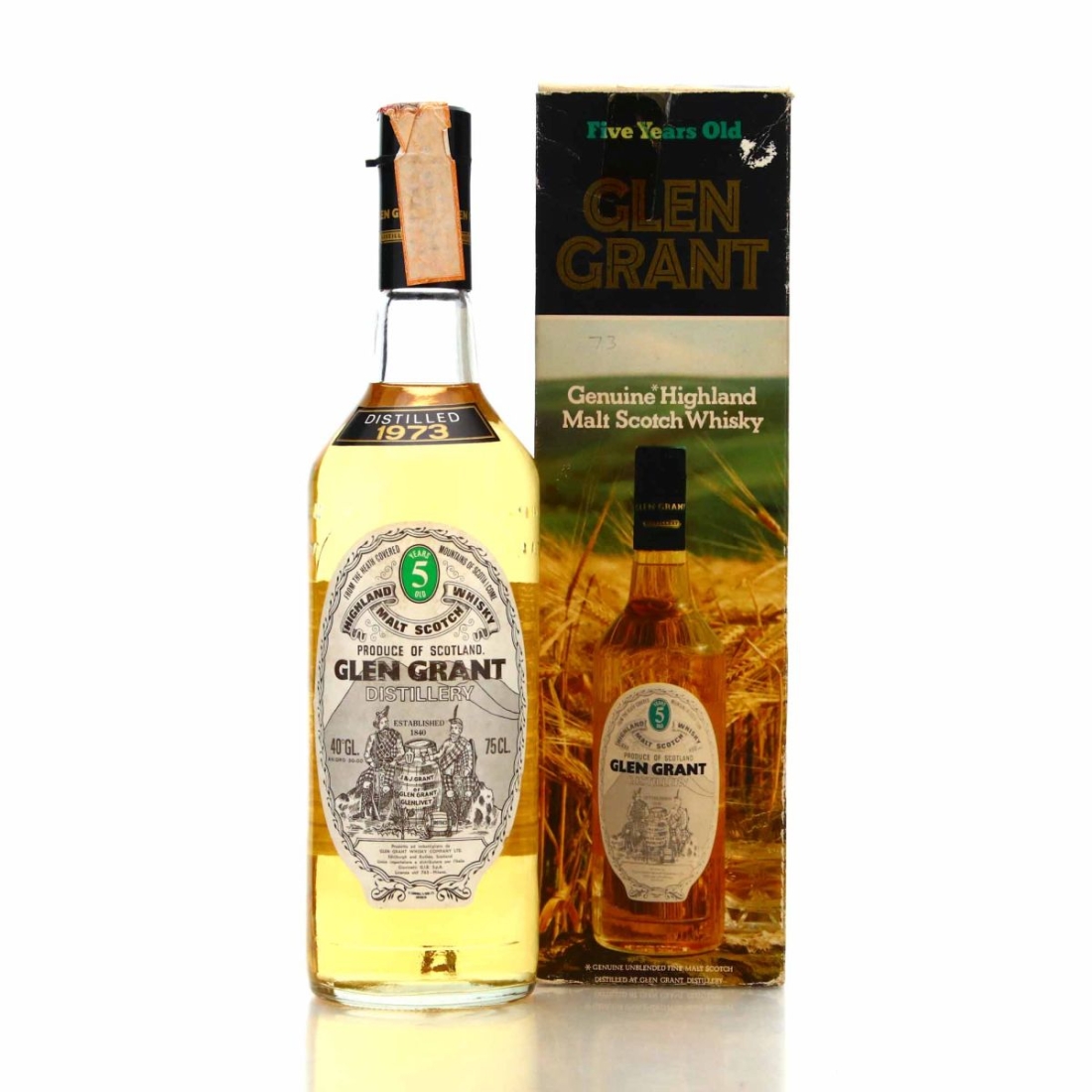 Glen Grant 1973 5 Year Old / Giovinetti Import