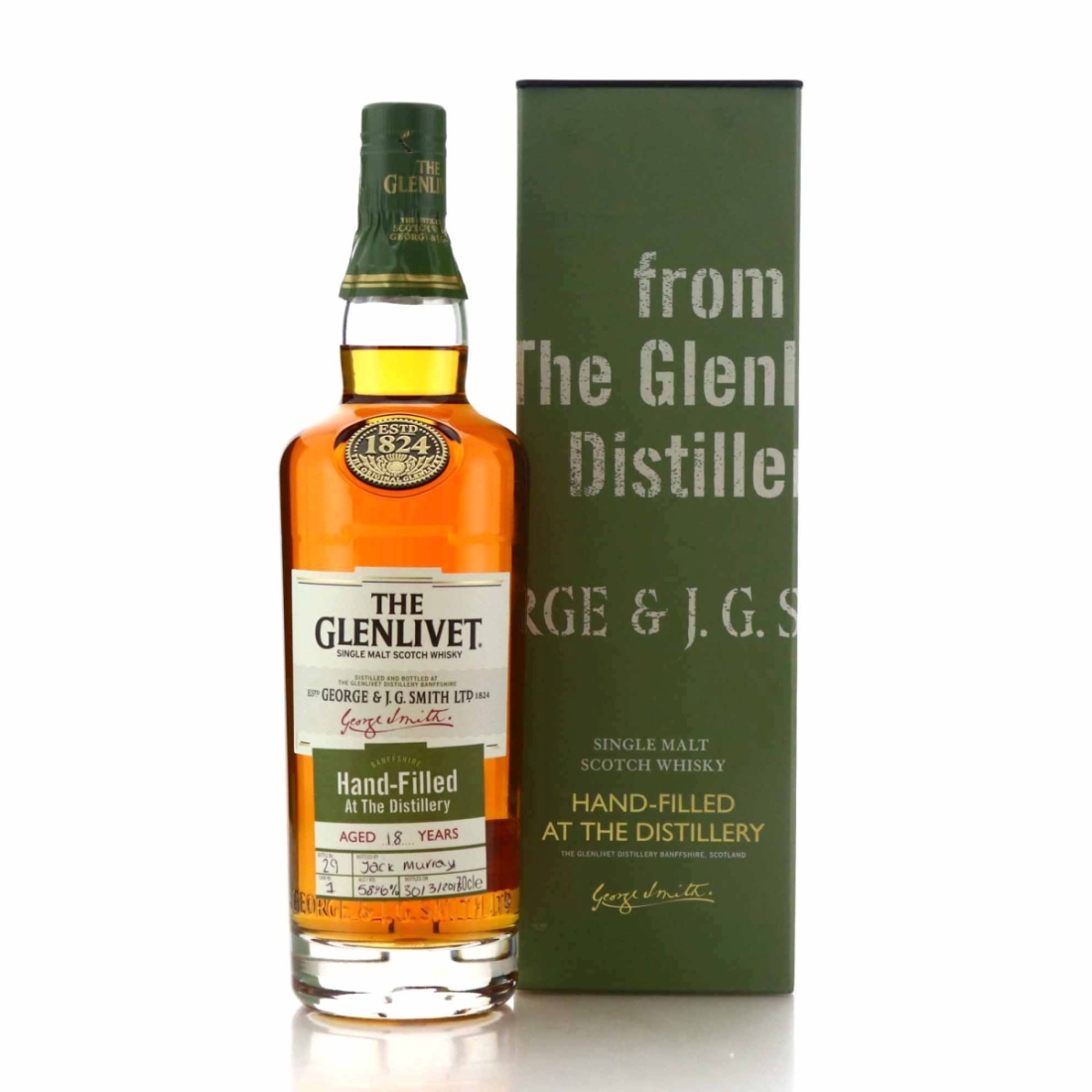 Glenlivet 18 Year Old Hand Filled Cask #1