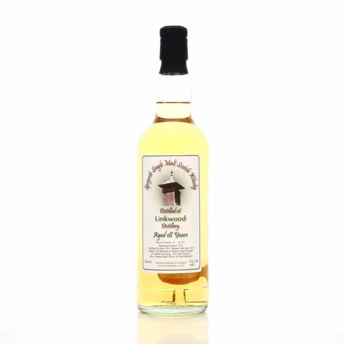 Linkwood 1995 Whisky Broker 18 Year Old