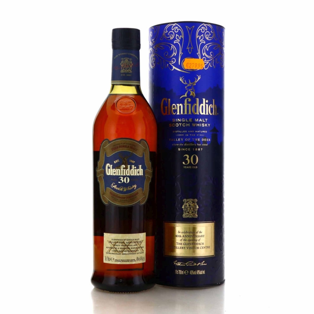 Glenfiddich 30 Year Old pre-2007 / Visitor Centre 40th Anniversary