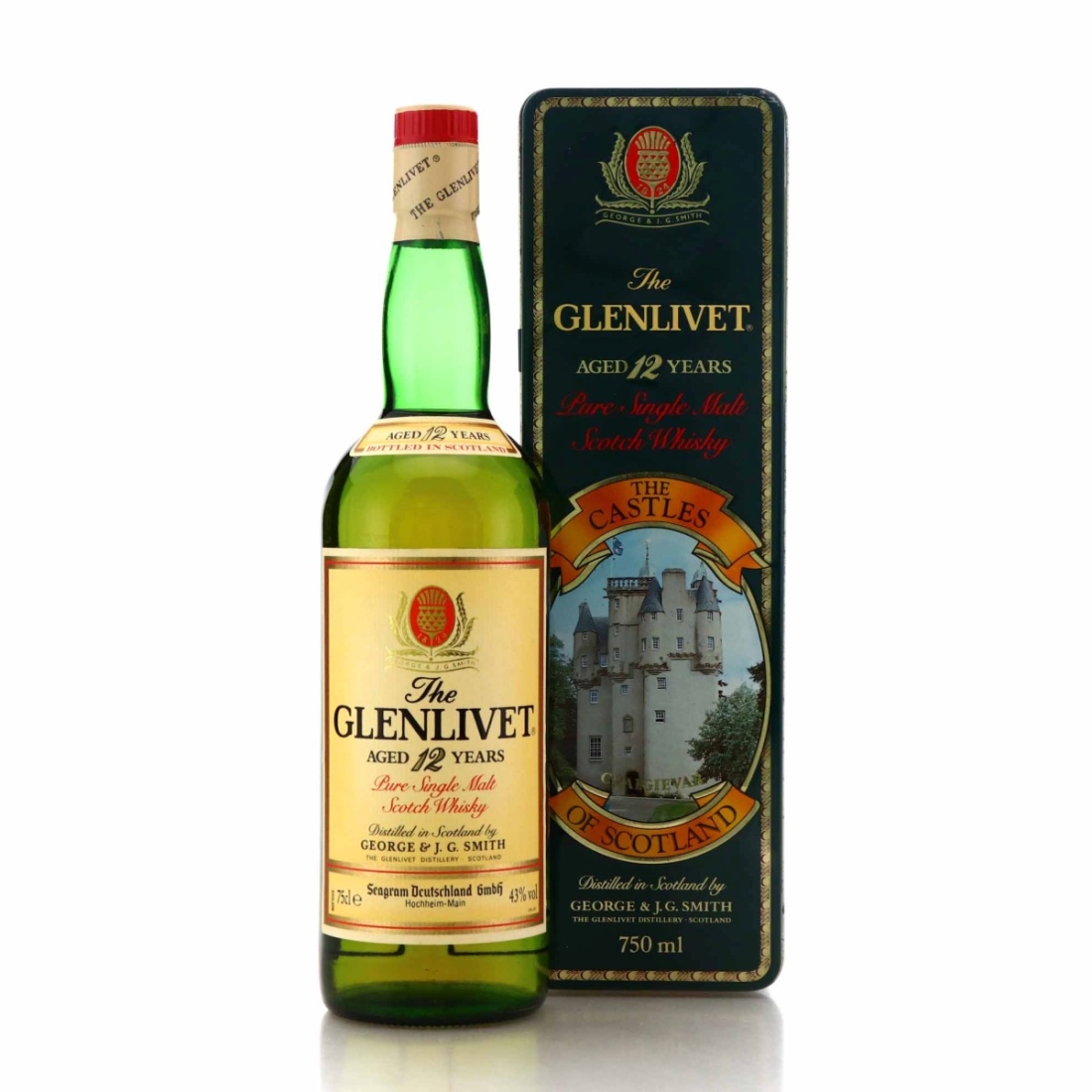 Glenlivet 12 Year Old Castles of Scotland 1980s / Craigievar