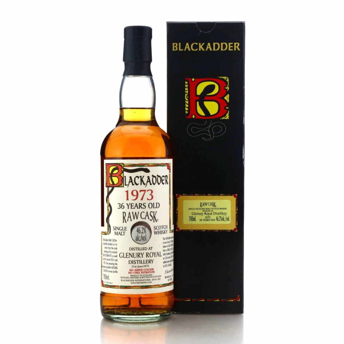 Glenury Royal 1973 Blackadder 36 Year Old Raw Cask