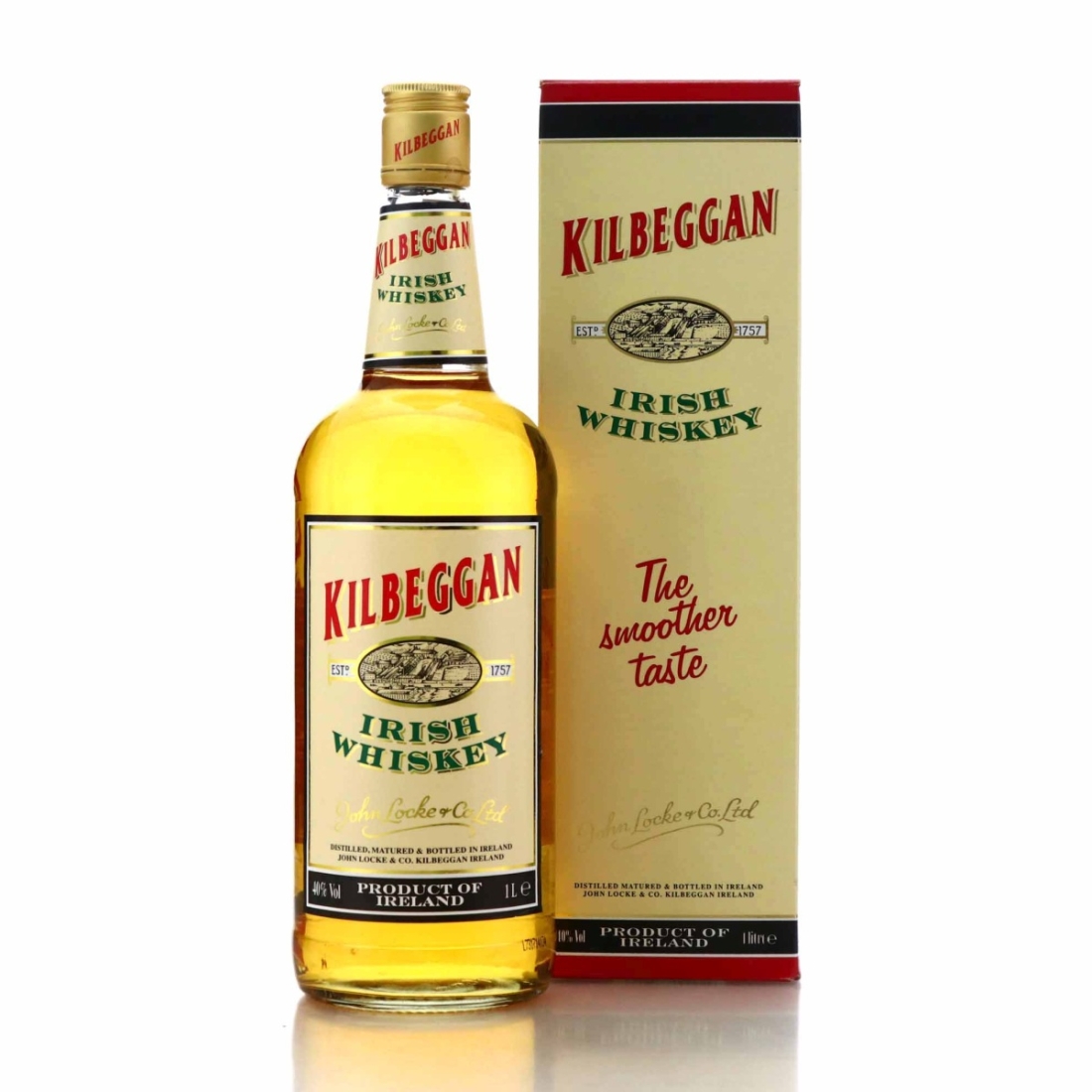 Kilbeggan Irish Whisky 1 Litre