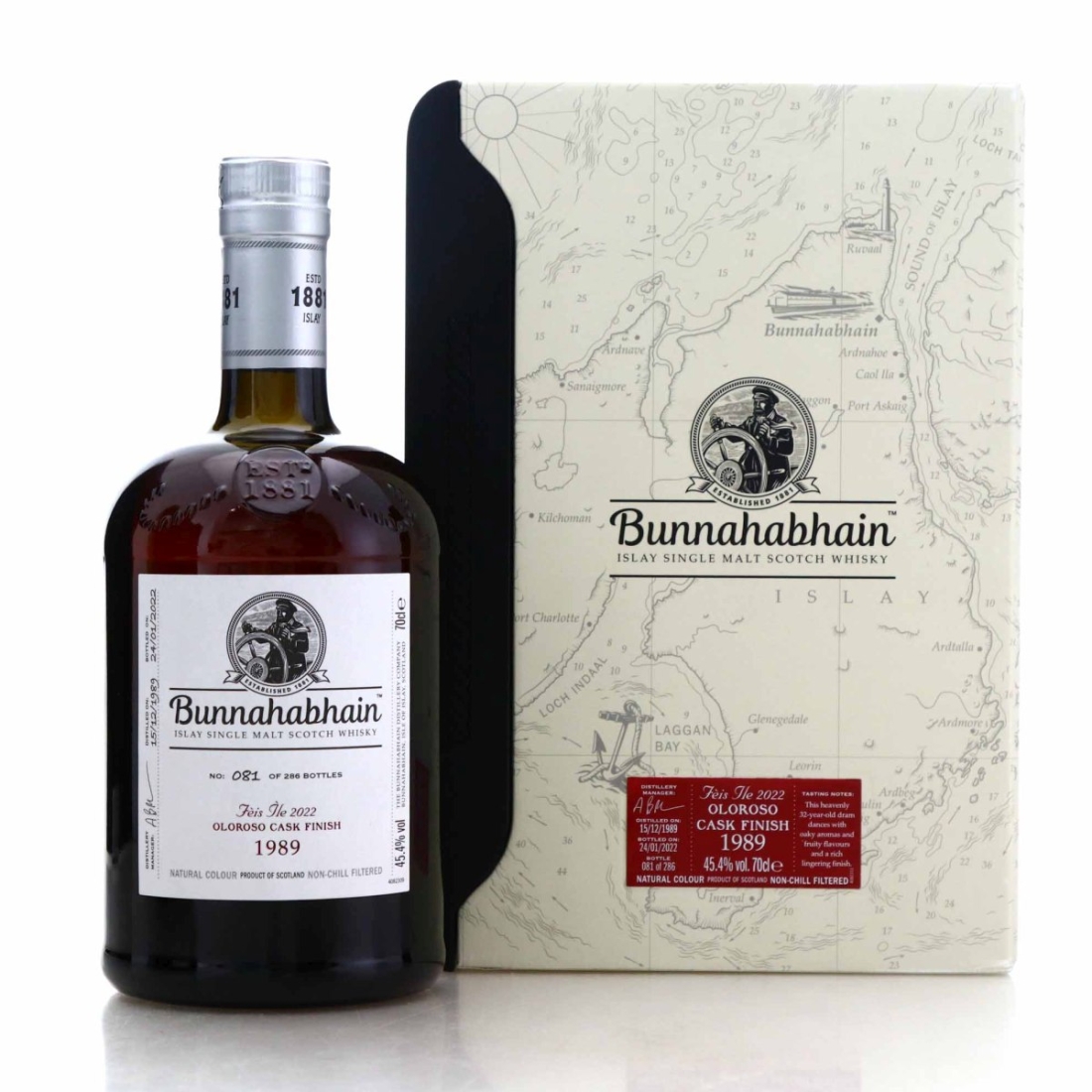 Bunnahabhain 1989 Oloroso Cask Finish 32 Year Old / Feis Ile 2022