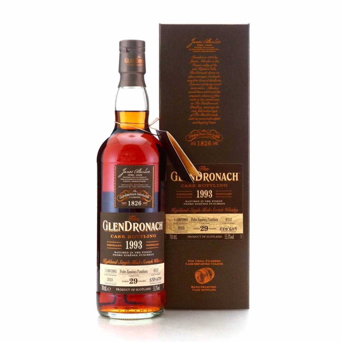 Glendronach 1993 Single PX Cask 29 Year Old #6737