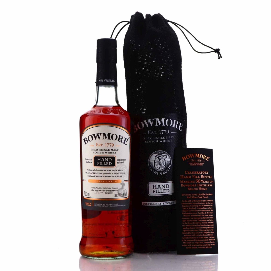 Bowmore 2007 Hand Filled Cask #6 / Red Wine Finish - Visitor Centre 50th Anniversary