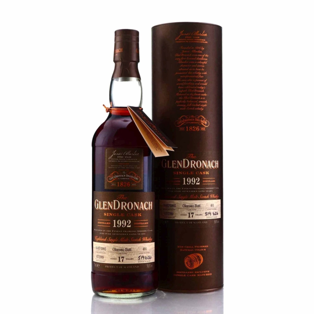 Glendronach 1992 Single Oloroso Cask 17 Year Old #401 / Parker's Whisky