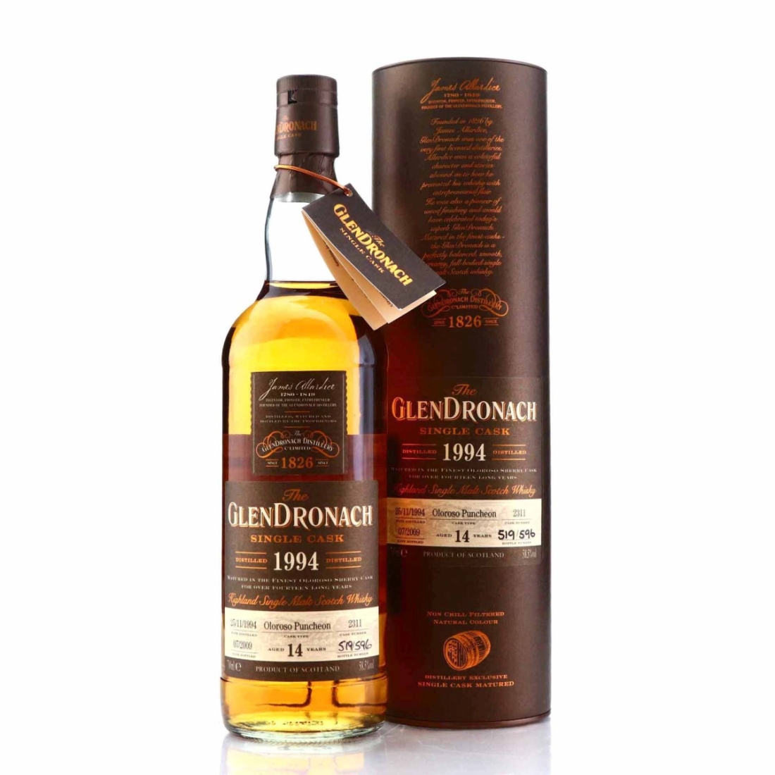 Glendronach 1994 Single Oloroso Cask 14 Year Old #2311 / Parker's Whisky