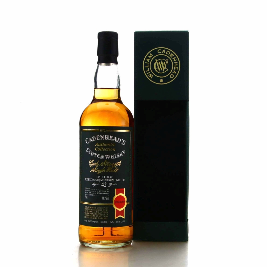 Inchmurrin 1974 Cadenhead's 42 Year Old