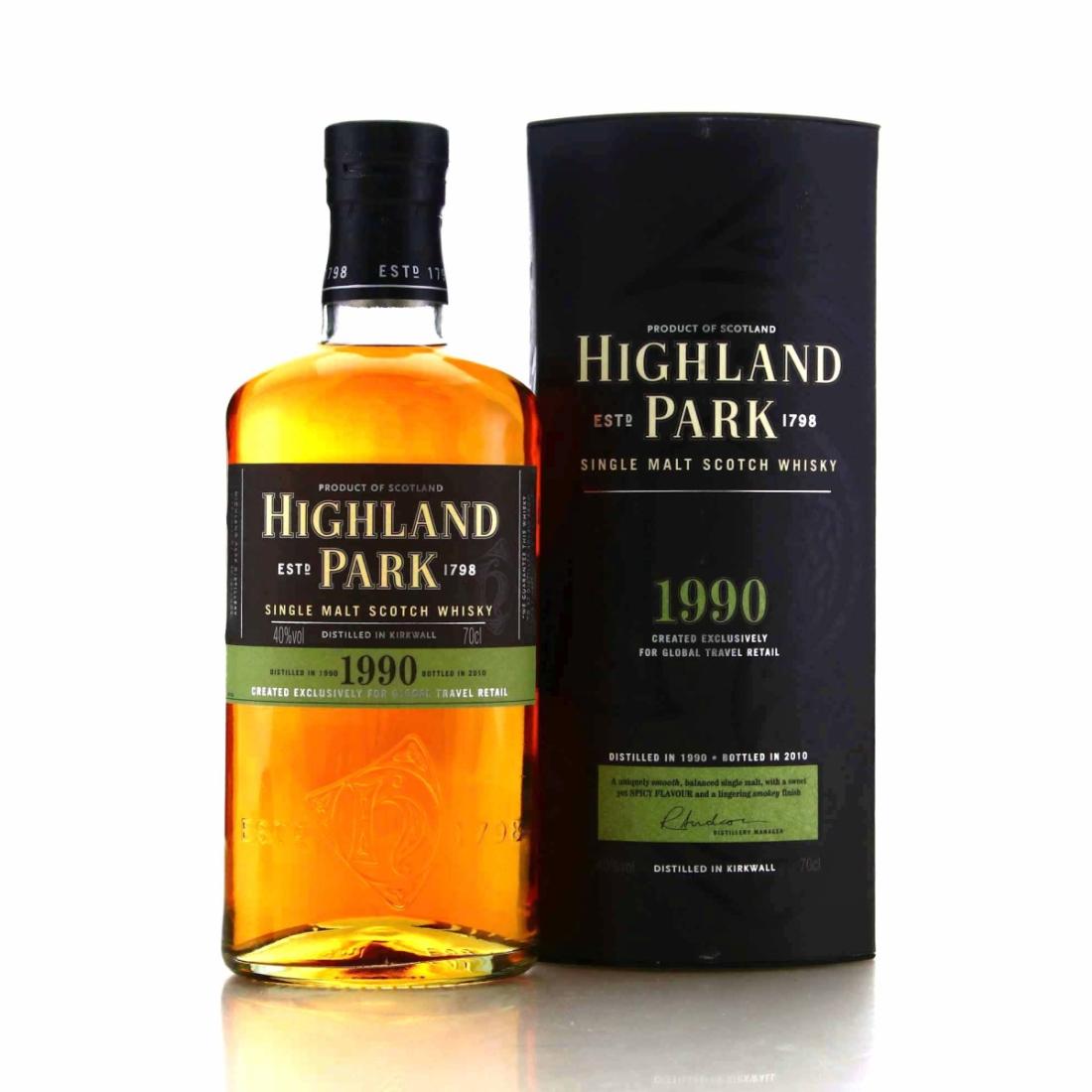 Highland Park 1990 Vintage 2023 Release Signed By Gordon Motion