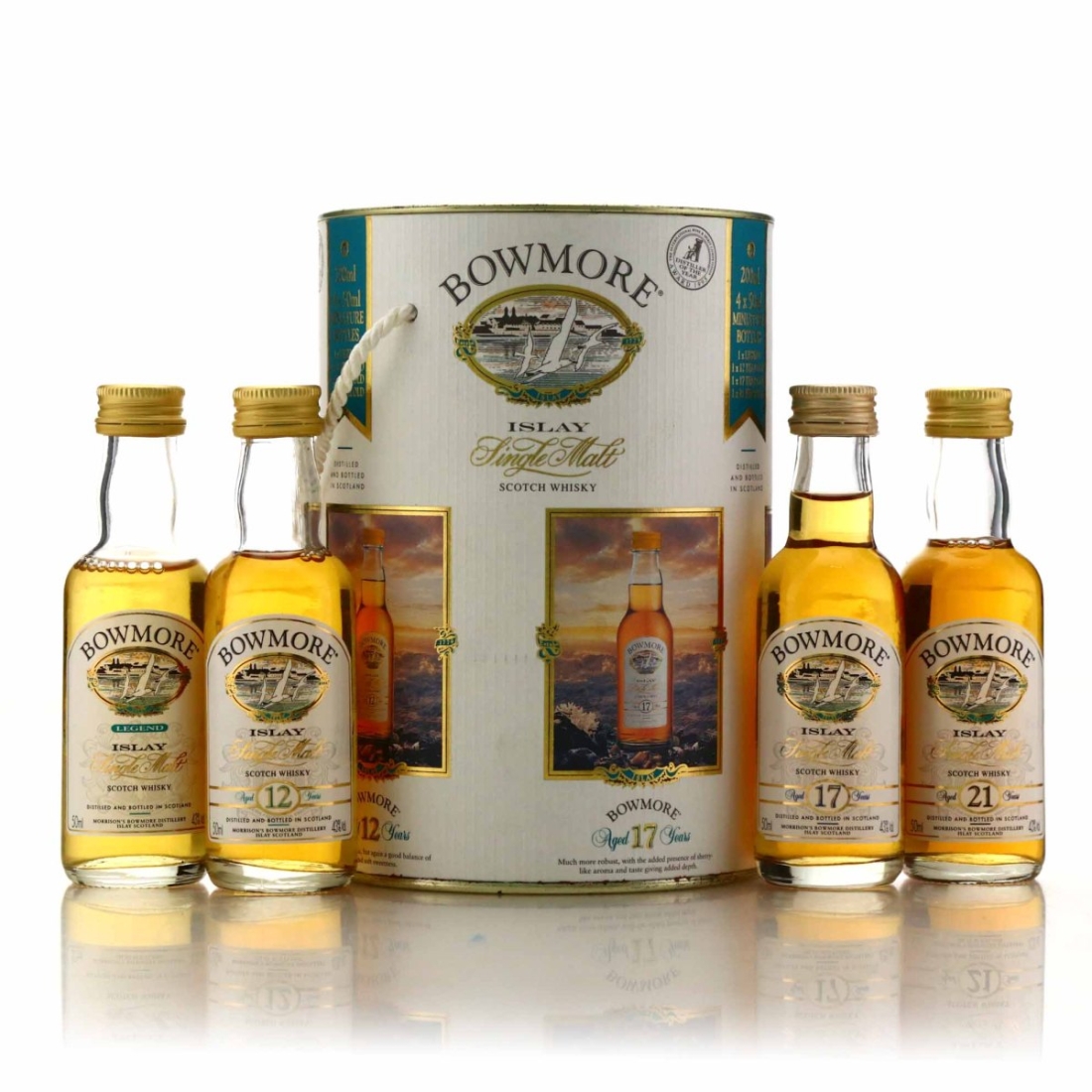 Image for Bowmore Core Range Miniatures Box Set