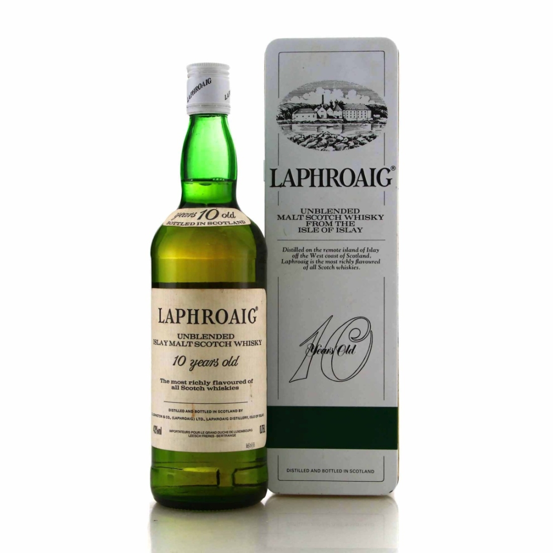 Laphroaig 10 Year Old early 1980s / Luxembourg Import