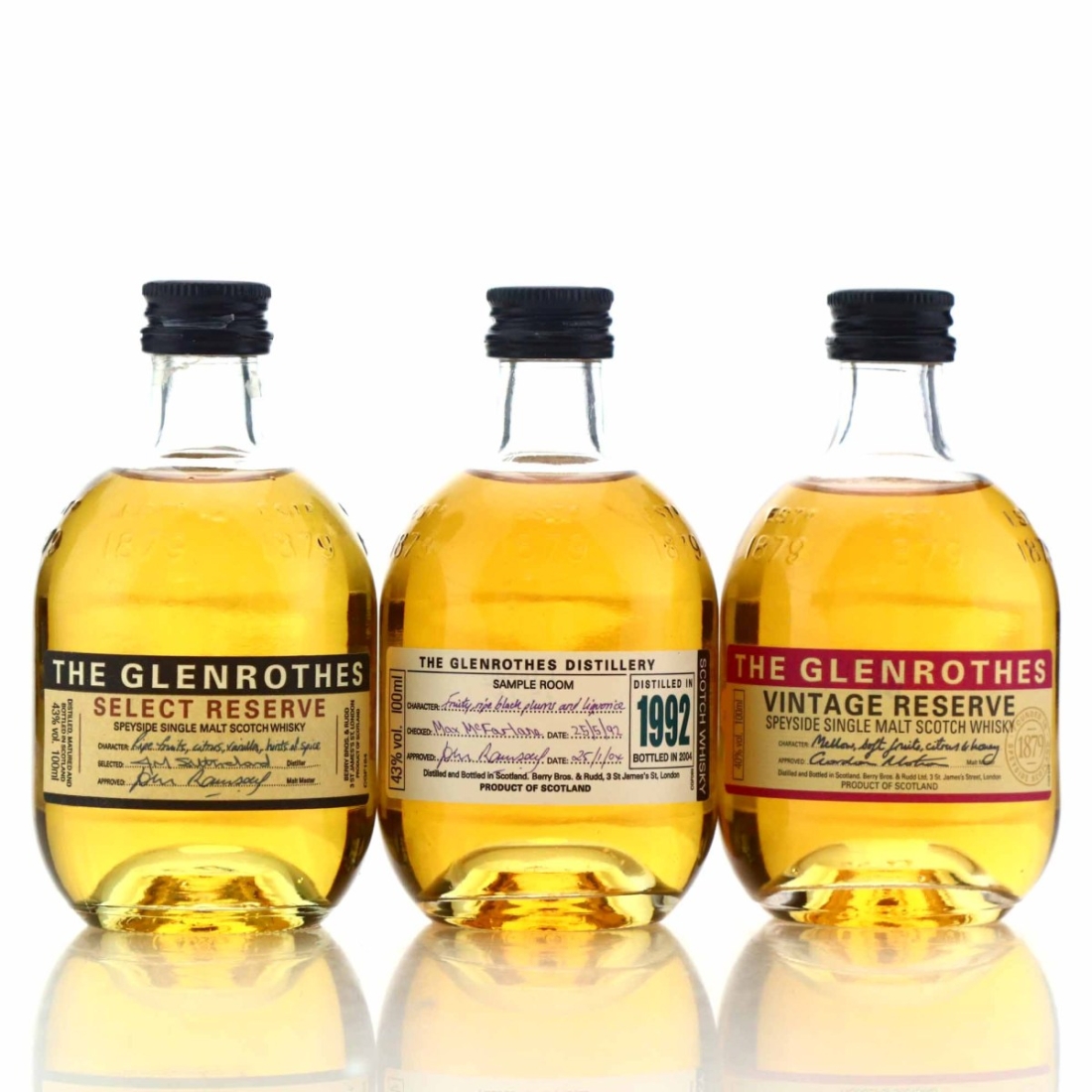 Glenrothes Miniature 3 x 10cl