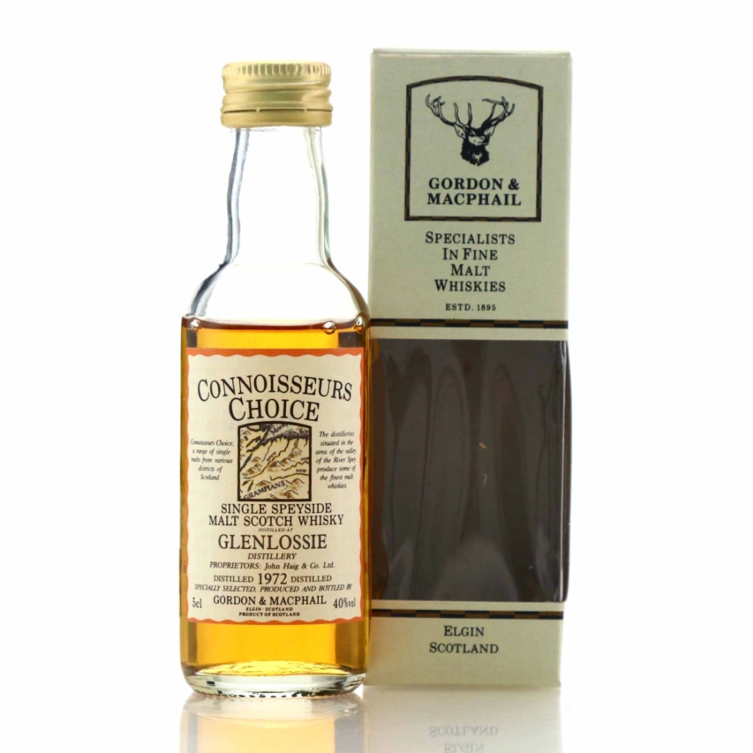 Glenlossie 1972 Gordon and MacPhail Miniature