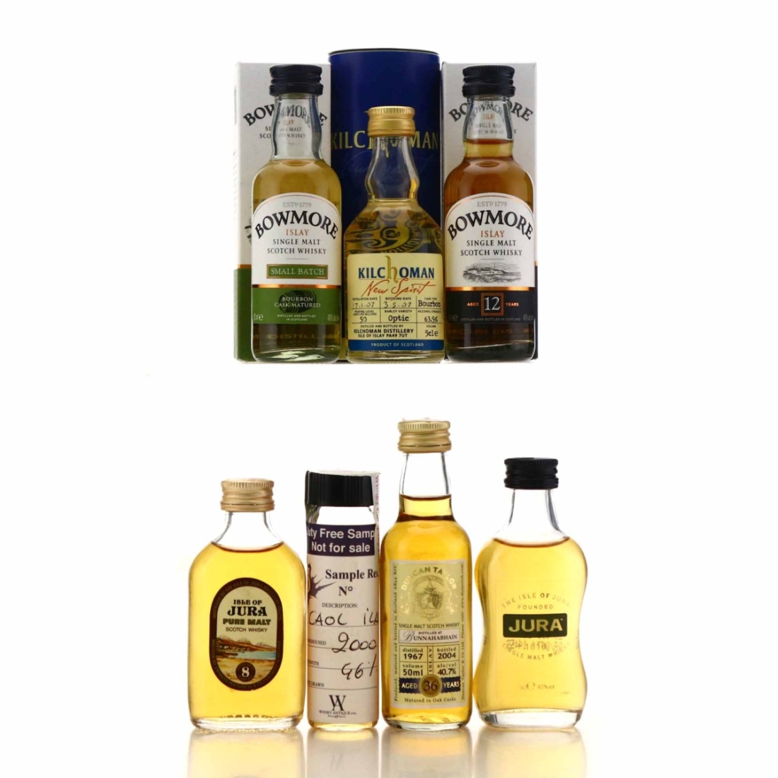 Islay Single Malt Miniature x 7