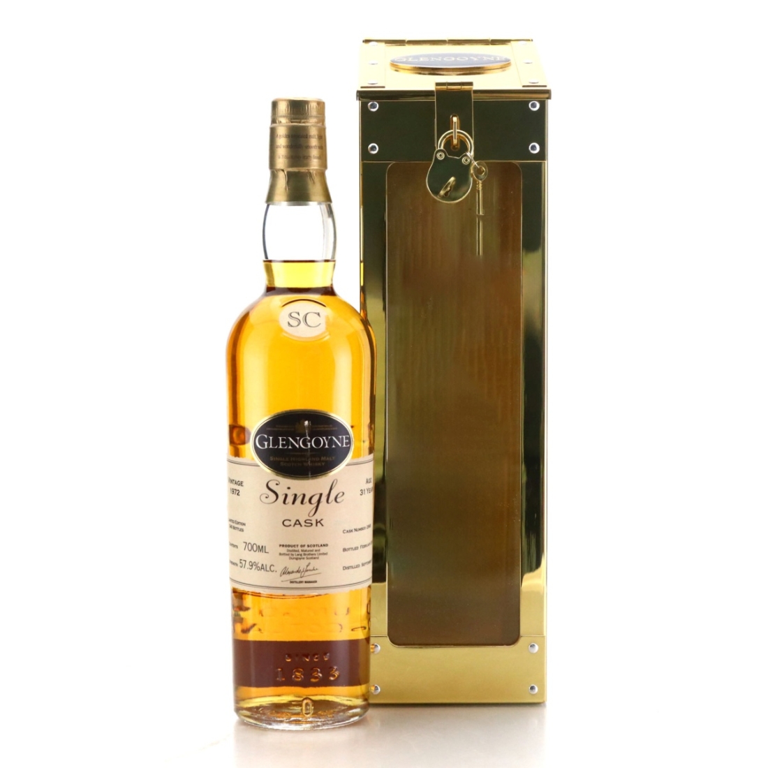 Glengoyne 1972 Single Cask 31 Year Old #2968 Spirit Safe