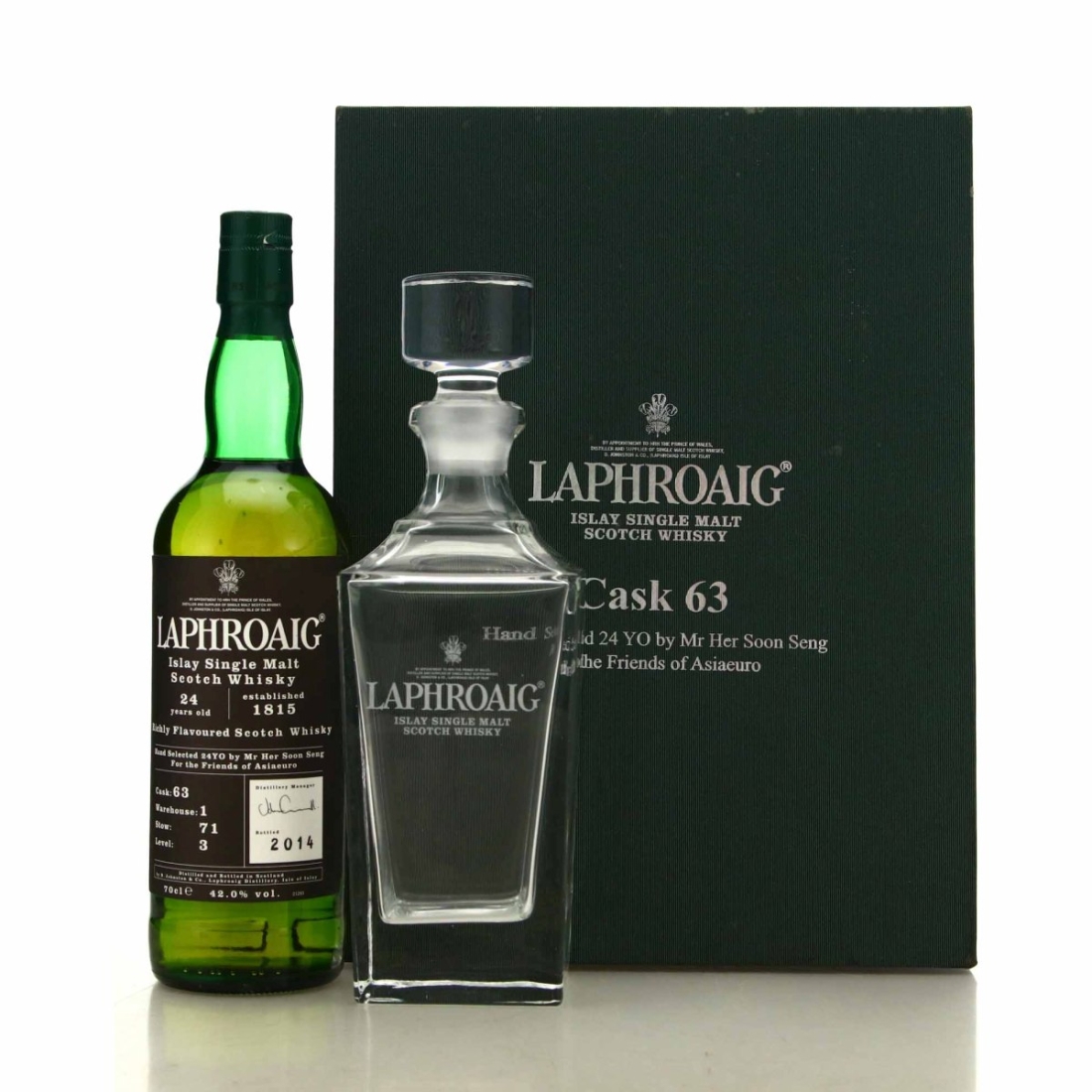 Laphroaig 24 Year Old Warehouse #1 / Mr Her Soon Seng for the Friends of Asiaeuro