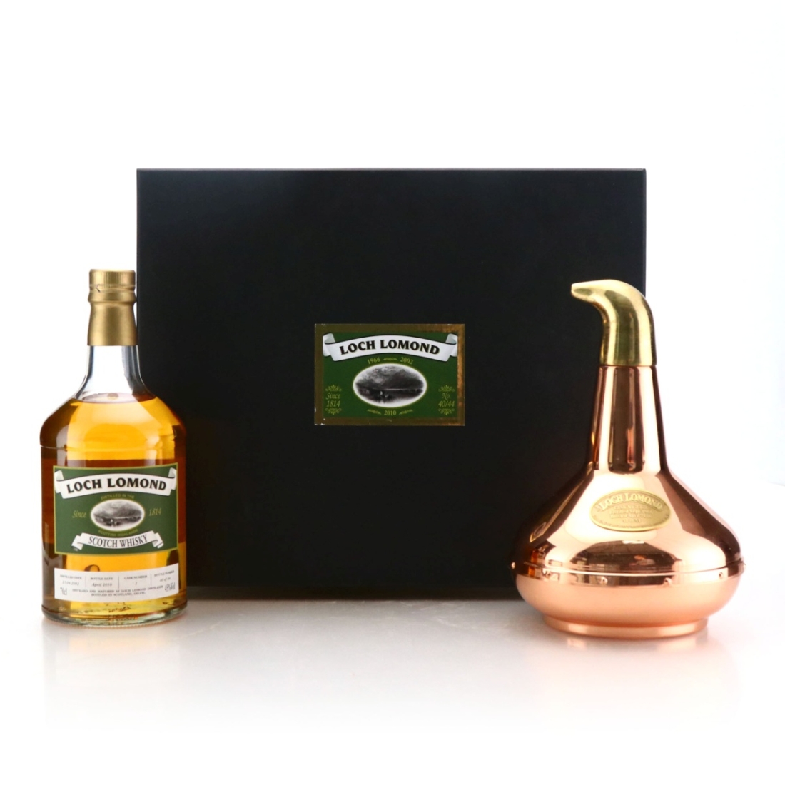 Loch Lomond Copper Still Decanter Gift Set 2 x 70cl