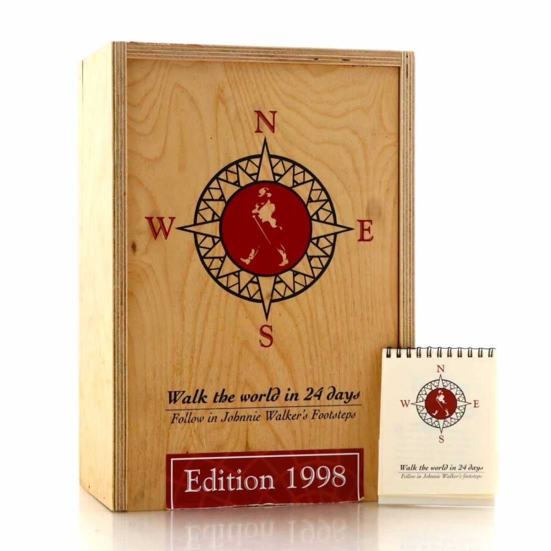 Johnnie Walker Walk the World in 24 Days Miniature Gift Set 21 x 5cl 1998