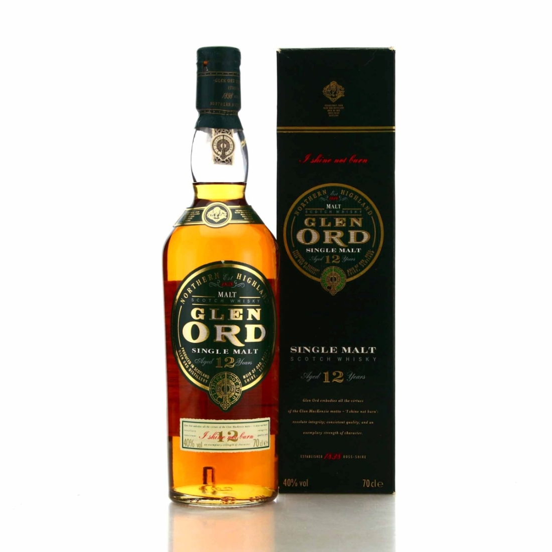 Glen Ord 12 Year Old 1990s / Signed by Willie Meikle