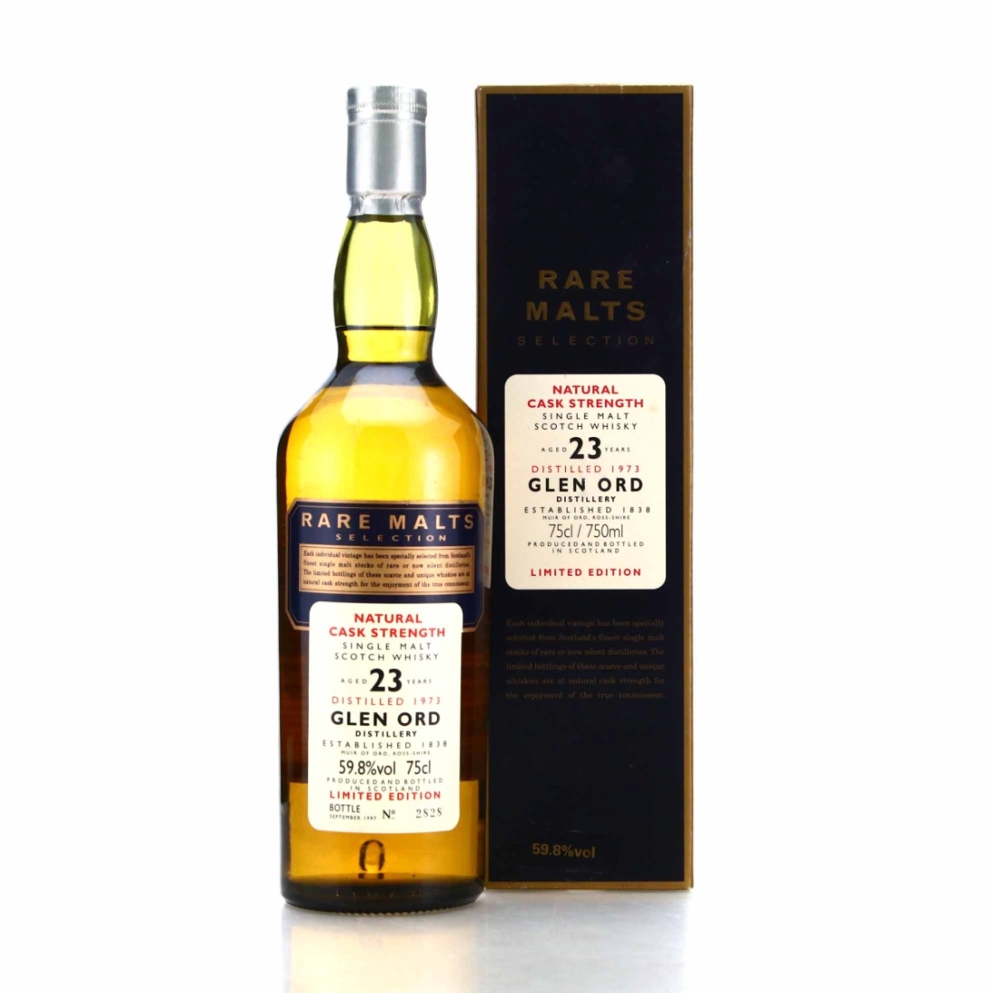 Glen Ord 1973 Rare Malts 23 Year Old 75cl / 59.8% - Signed by Willie Meikle