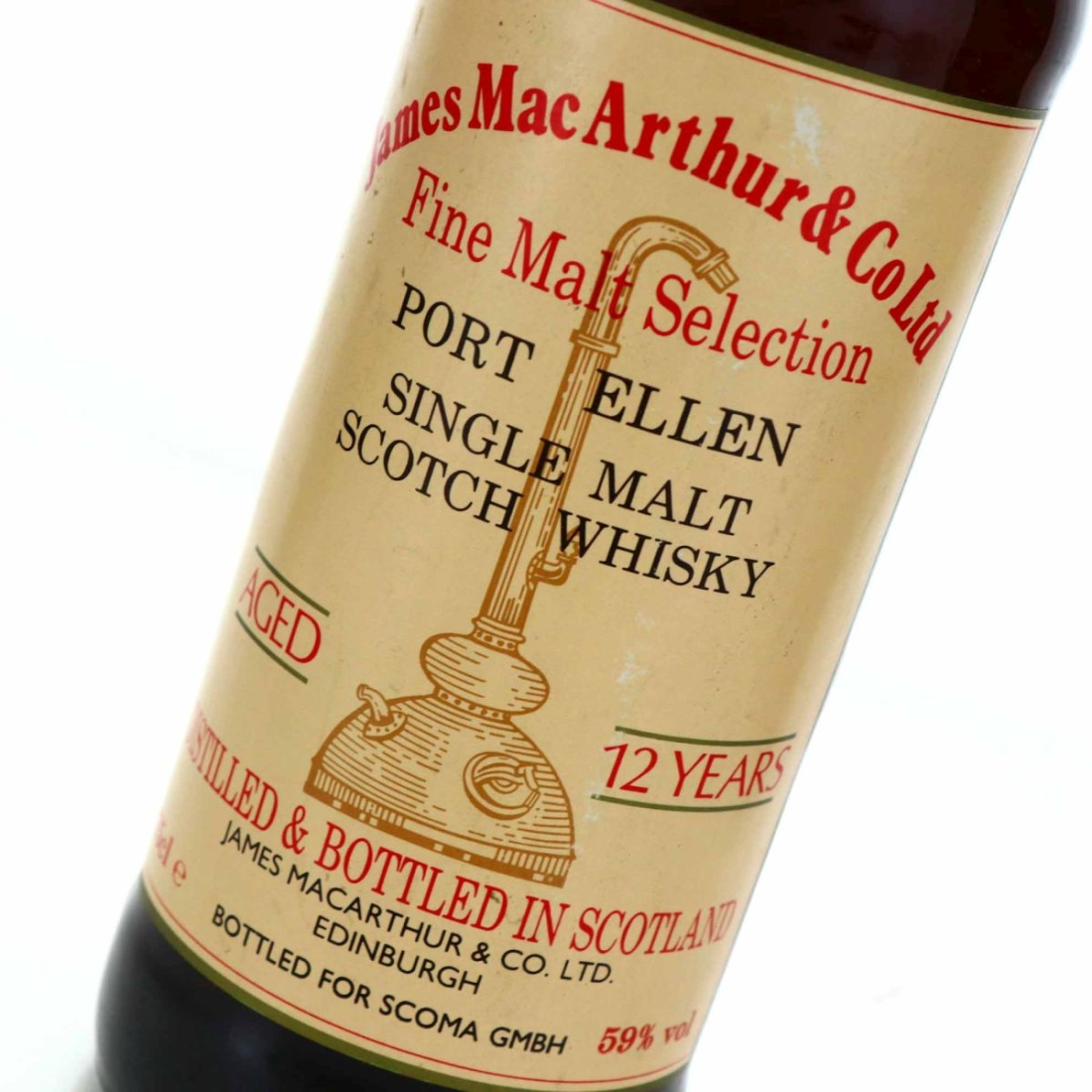 Image for Port Ellen 12 Year Old James MacArthur Cask Strength 59% / Scoma