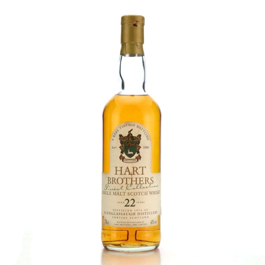 Glenglassaugh 1974 Hart Brothers 22 Year Old