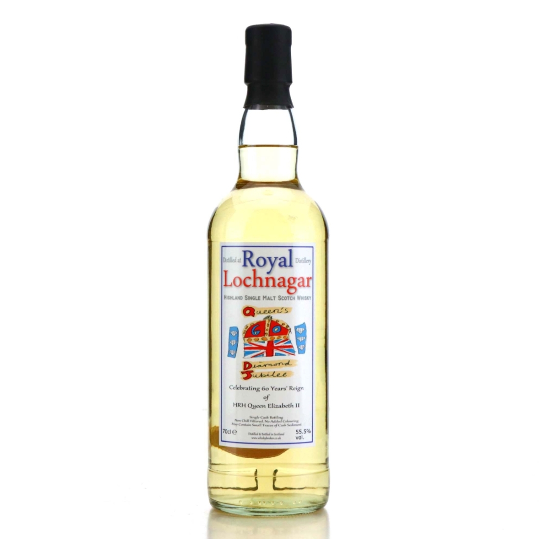 Royal Lochnagar Whisky Broker Queen Elizabeth Diamond Jubilee 2012