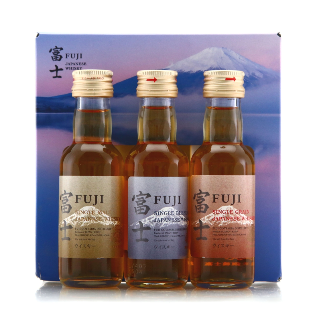 Kirin Fuji Miniature Gift Pack 3 x 5cl