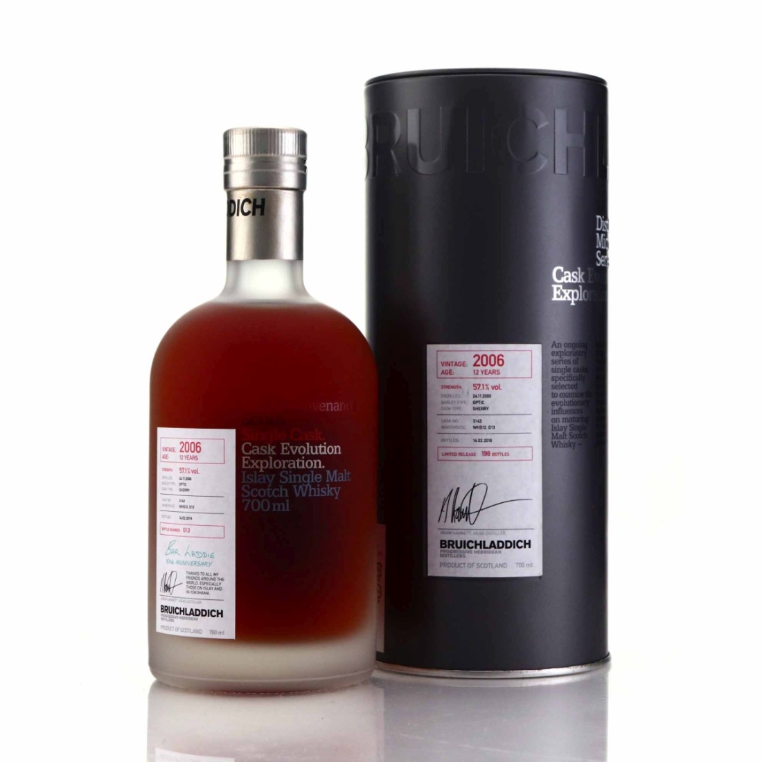 Bruichladdich 2006 Micro Provenance Single Cask 12 Year Old #3143 / Bar Laddie 10th Anniversary