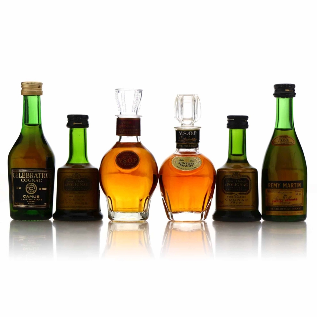 Cognac & Brandy Miniature x 6